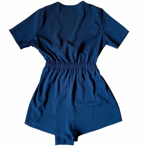 Dance Costume Black Tie Front Romper Size S - Picture 3 of 6